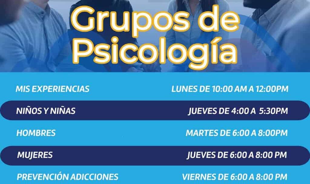 Invita IMPAS a unirse a grupos terapéuticos de psicología