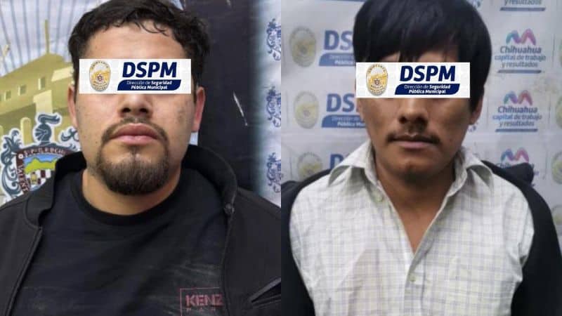 Detienen célula de bares de la Policía Municipal a dos hombres armados