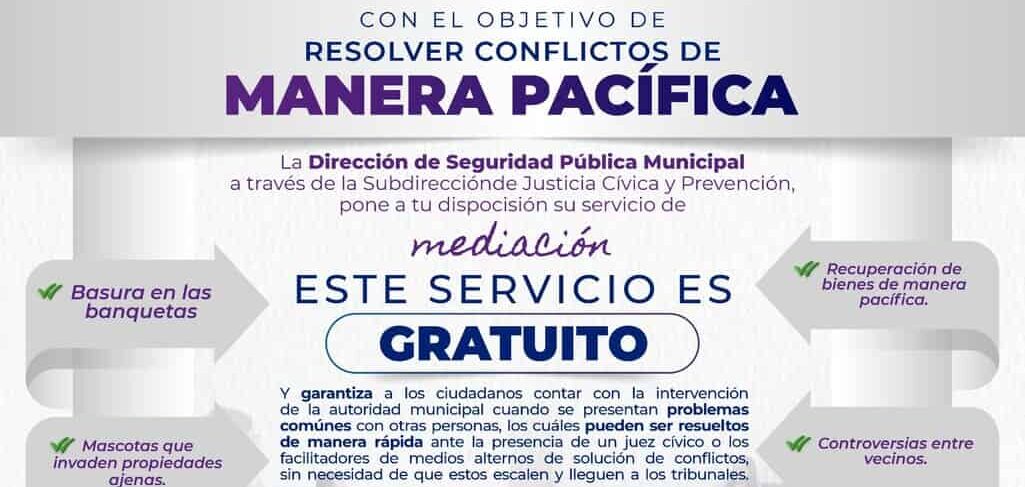 Pide Municipio resolver conflictos vecinales a través de los Centros de Mediación de ambas comandancias