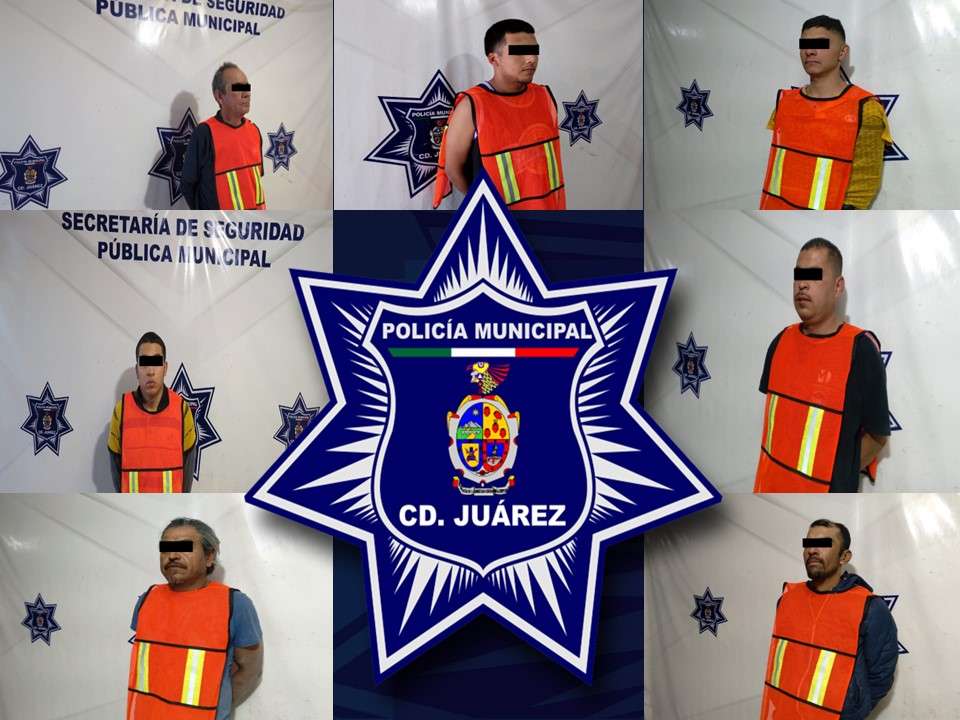 Detienen a 7 acusados de violencia familiar