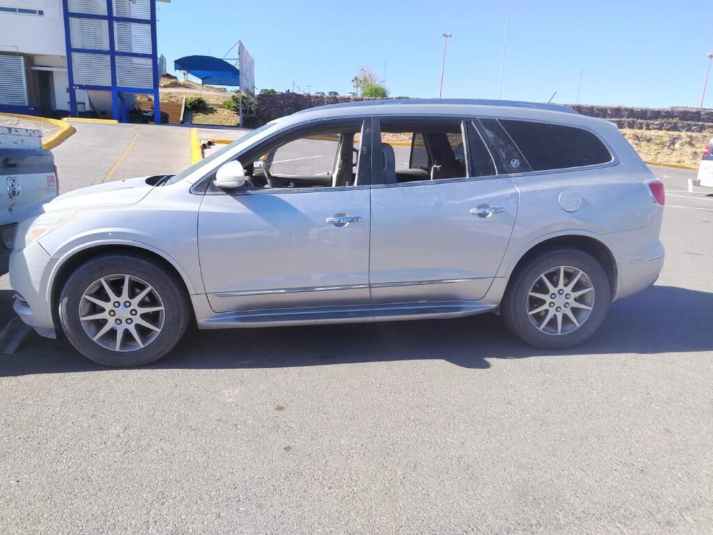 Localizan en Aldama vehículo abandonado en una brecha