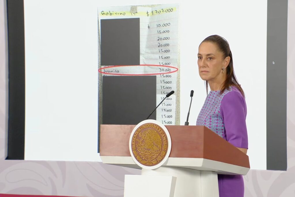 «Es una hoja de papel»: Sheinbaum cuestiona prueba que envió EE.UU. contra Rocha Moya y otros 9 funcionarios