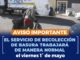 Trabajará normal servicio de recolección de basura este 1 y 5 de mayo