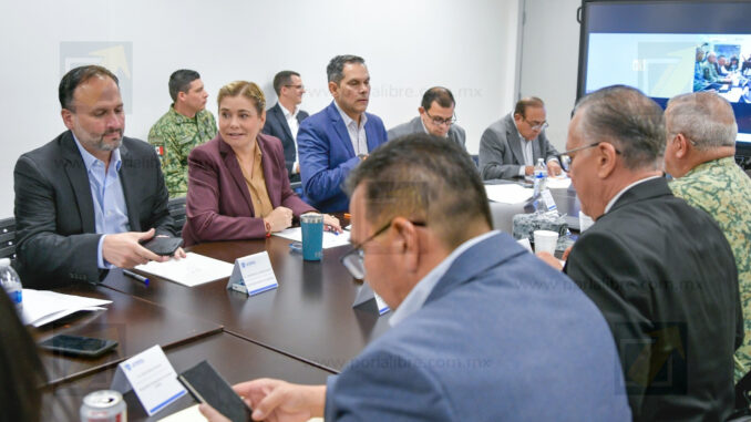 Maru Campos encabeza Mesa de Seguridad en Ciudad Juárez