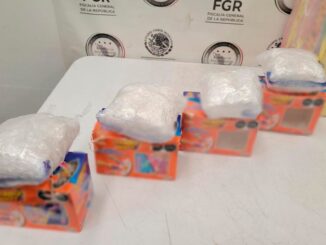 Aseguran dos kilos de metanfetamina ocultos en paquetes de dulces en Morelia, Michoacán