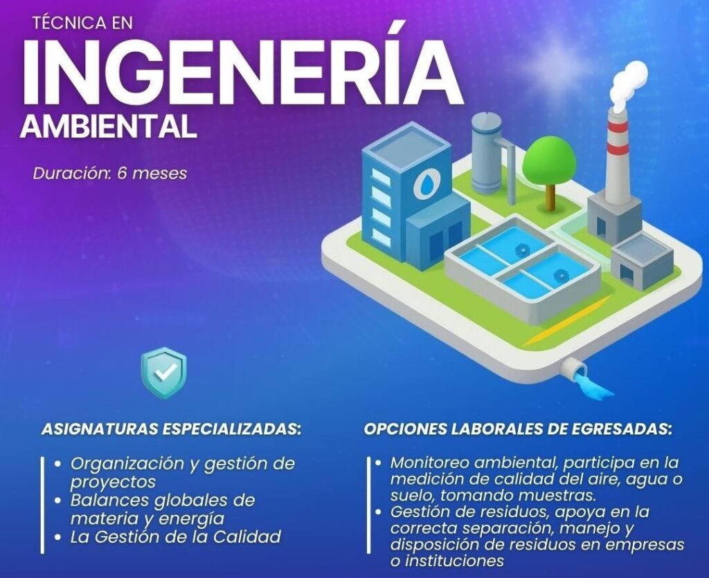 Especialízate en ingeniería ambiental en la Universidad de las Mujeres: Municipio