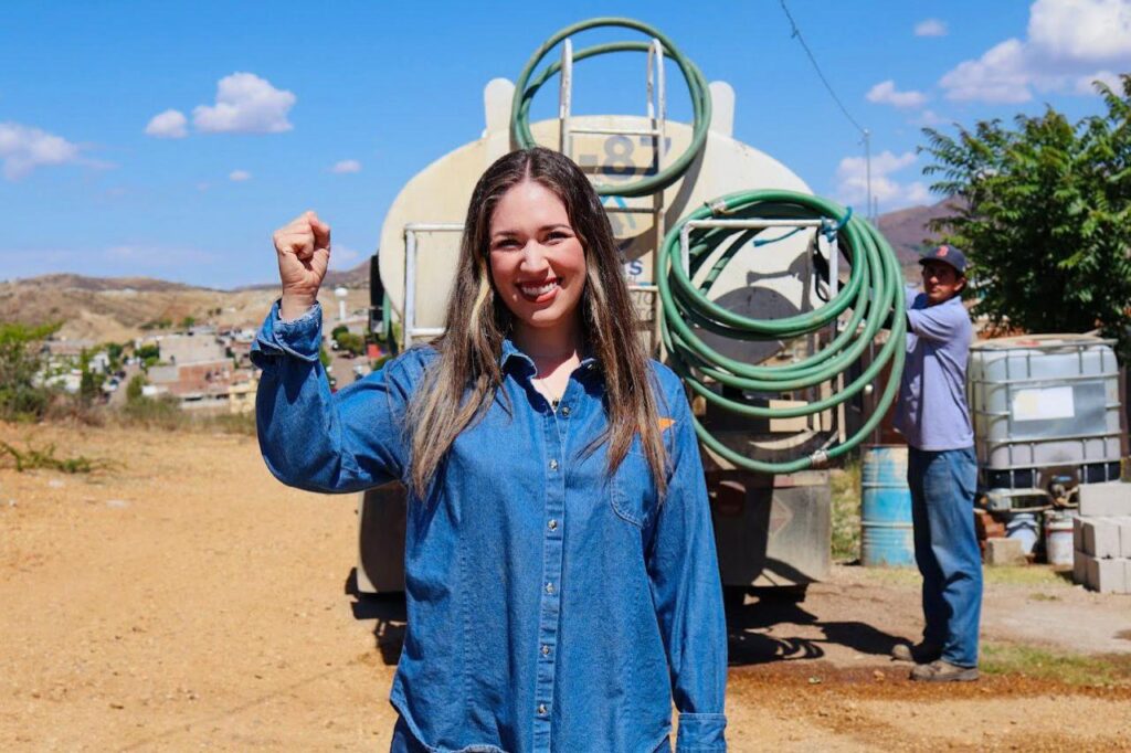 Más logros en lucha por el agua; Ranchito la Esmeralda recibe agua gratuita tras años de pagar pipas: Alma Portillo