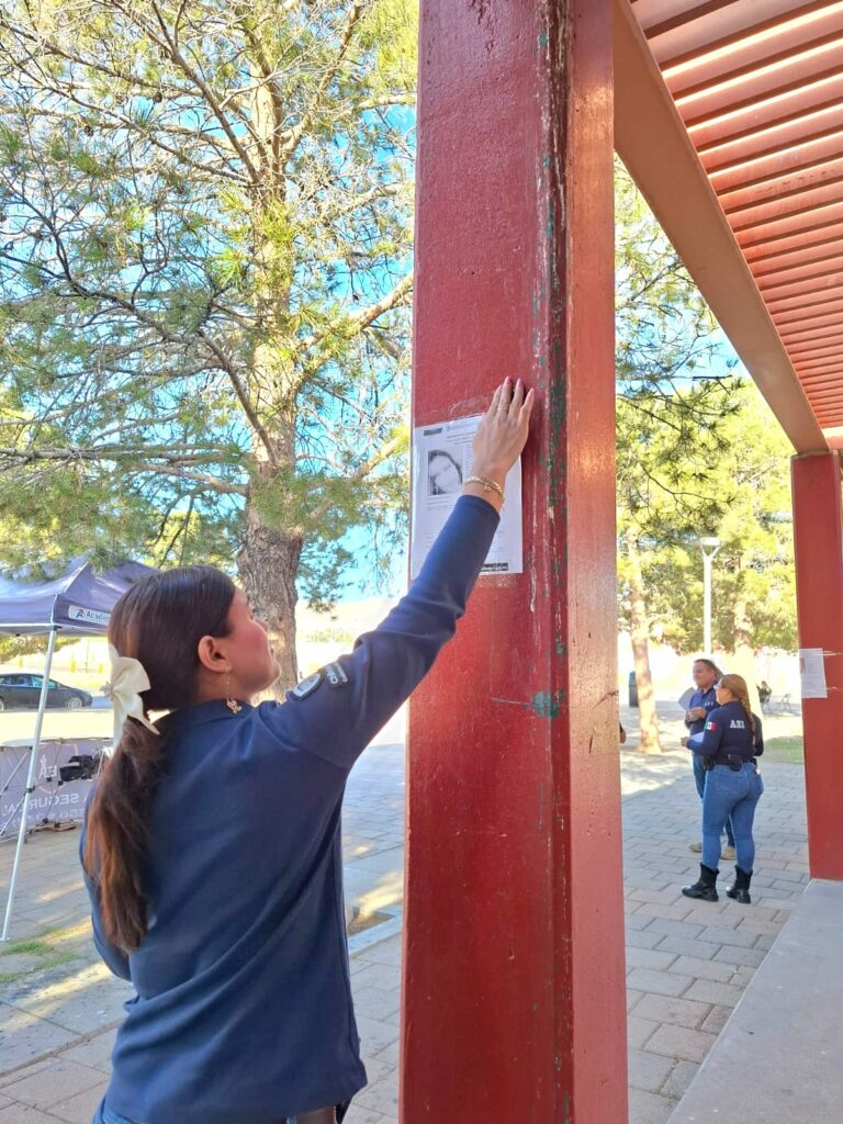Implementa FEM operativo de pega y difusión de pesquisas de mujeres con reporte de desaparición