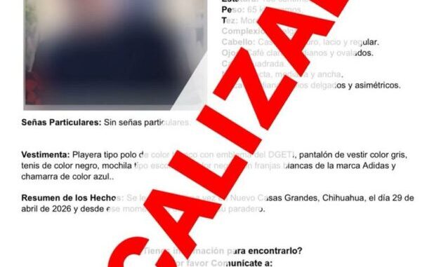 Localizan sano y salvo a un adolescente reportado como ausente