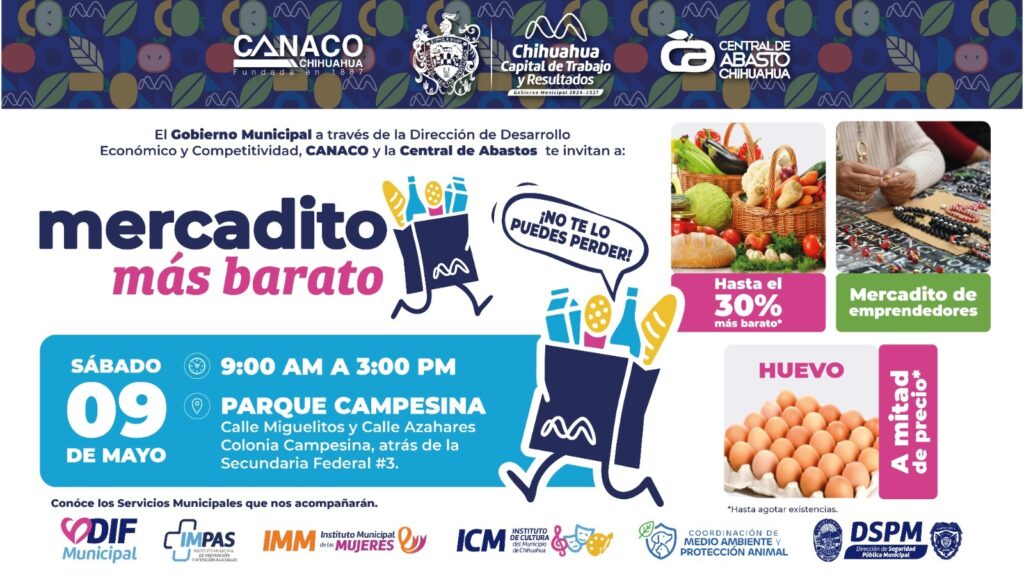 «Mercadito Más Barato” ahora en la colonia Campesina