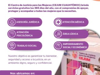 Da a conocer CEJUM Cuauhtémoc los servicios que brinda