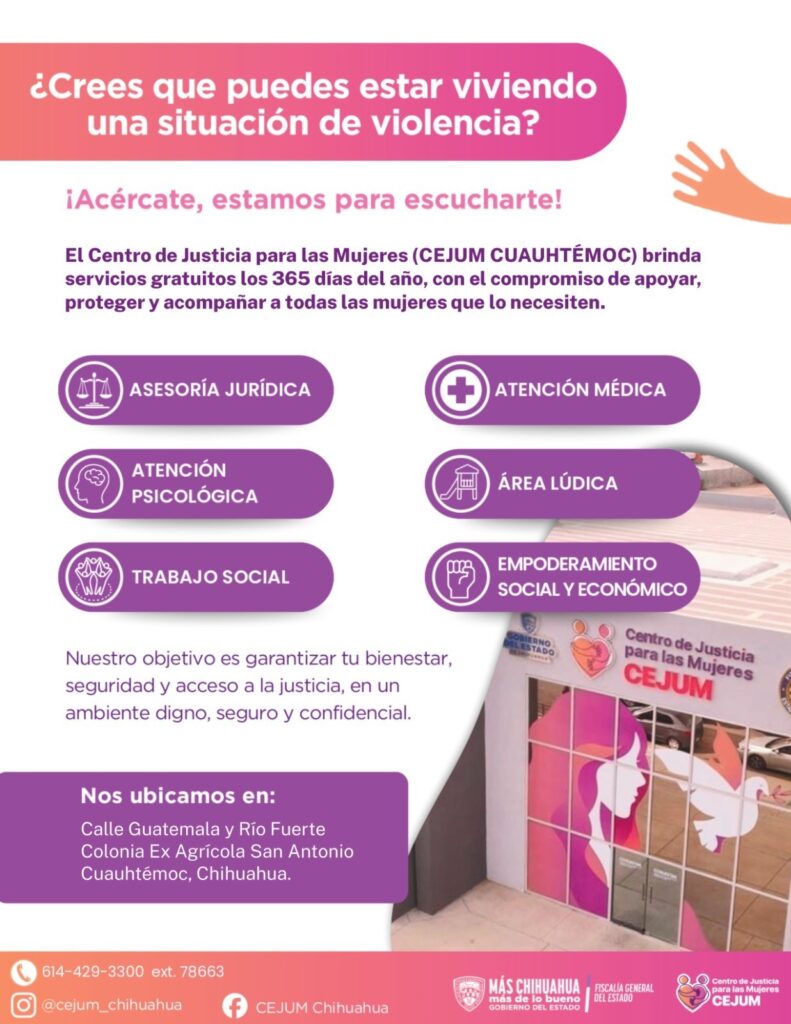 Da a conocer CEJUM Cuauhtémoc los servicios que brinda