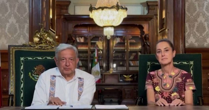 AMLO publica carta defendiendo a Claudia Sheinbaum ante “prácticas intervencionistas” de EEUU