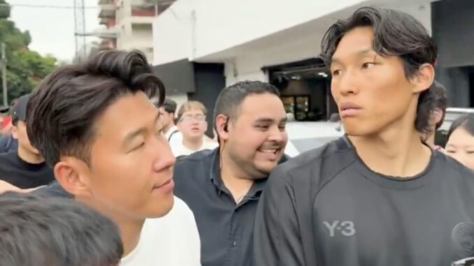 Video: Jugadores de Corea del Sur comen en taquería de Guadalajara