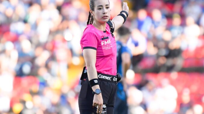 FIFA da a conocer en qué partido estará la árbitra Katia Itzel García