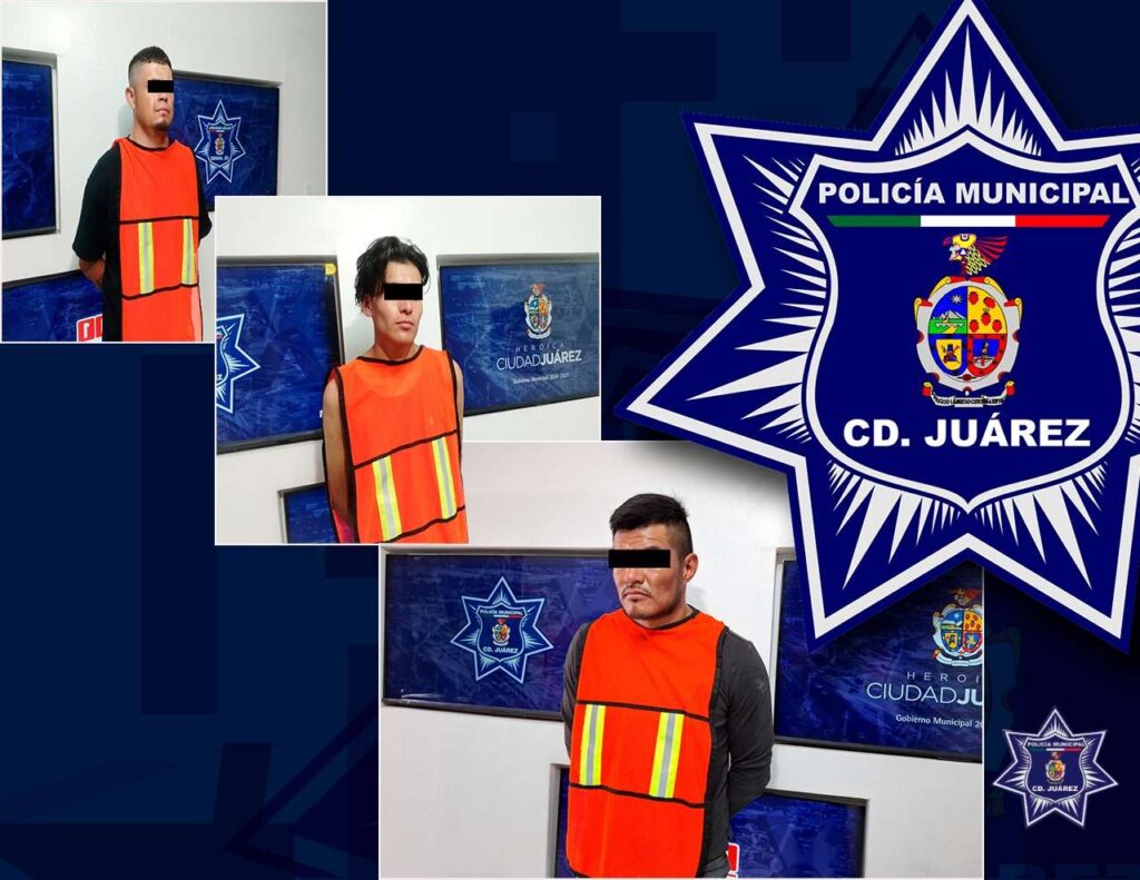 Detienen a tres prófugos de la justicia