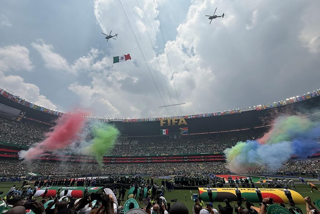 Videos: Fuerzas Armadas participaron en la inauguración del Mundial 2026