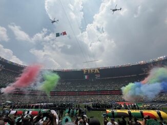 Videos: Fuerzas Armadas participaron en la inauguración del Mundial 2026