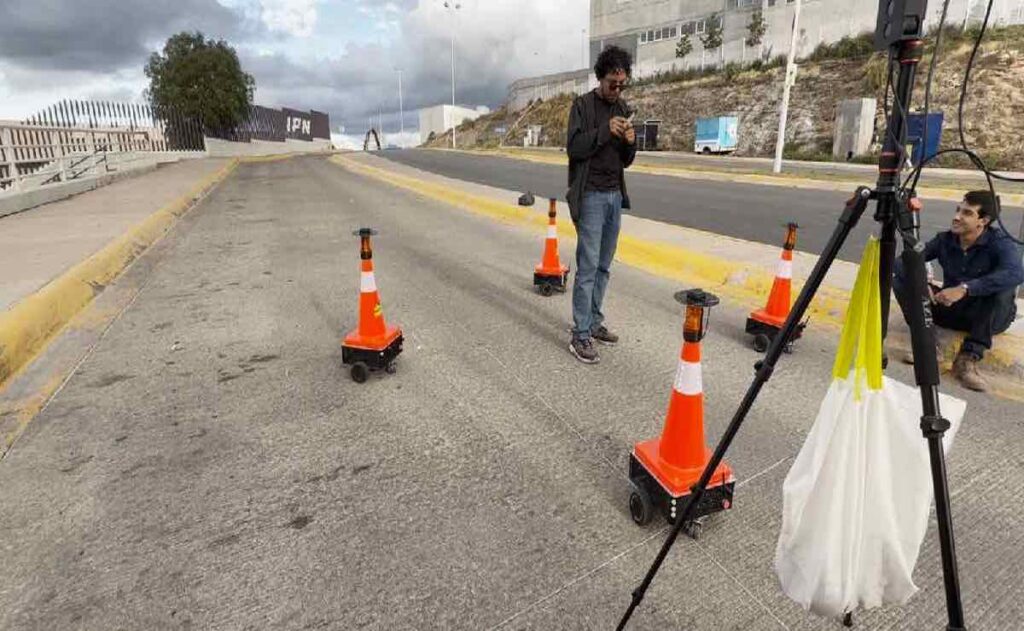 IPN desarrolla conos robotizados para reforzar la seguridad vial