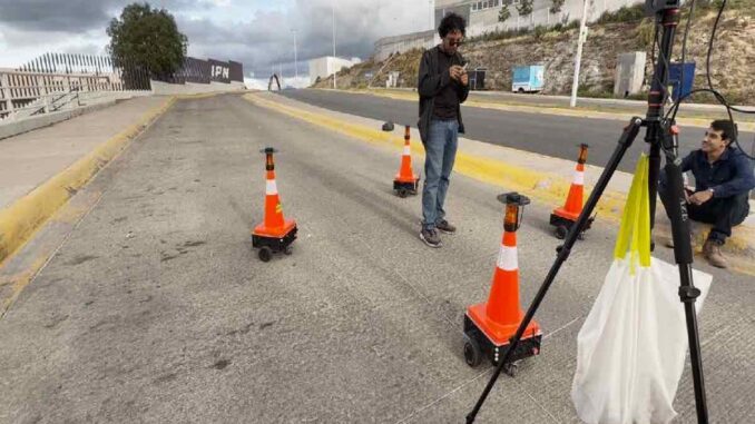 IPN desarrolla conos robotizados para reforzar la seguridad vial