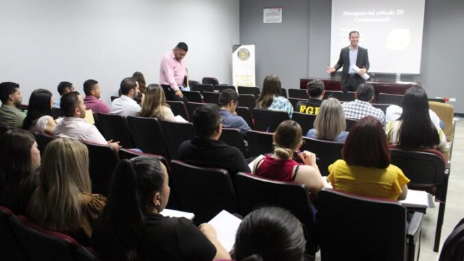 Participa FGE Occidente en el curso Etapa Inicial y Control en el Proceso Penal Acusatorio