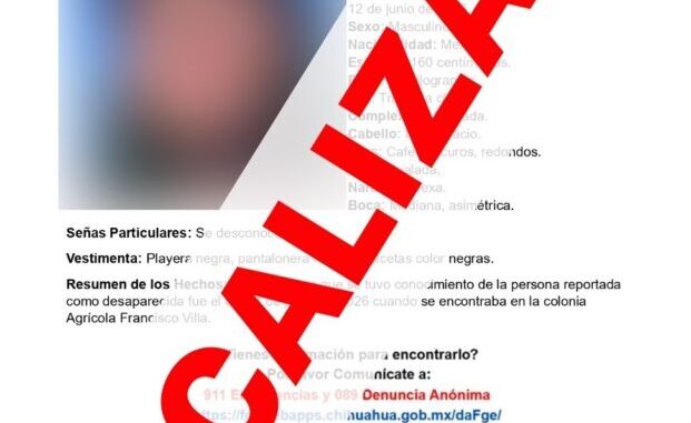 Localiza FDZC a dos adolescentes ausentes en la ciudad de Chihuahua