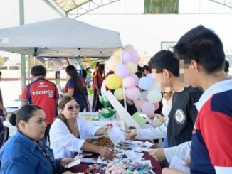 Participa GOECHI en Feria de la Salud en la Secundaria Técnica 37