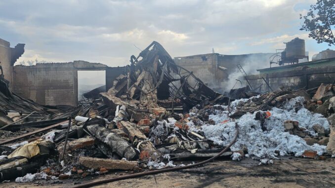 Así quedó la bodega de la colonia 3 de Mayo tras incendio