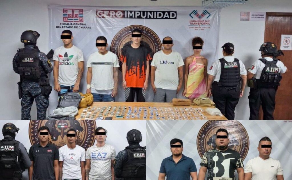 Desmantelan banda de extorsionadores «gota a gota» en Chiapas