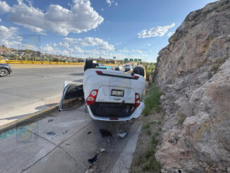 Volcadura en la carretera Aldama–Chihuahua deja un lesionado leve