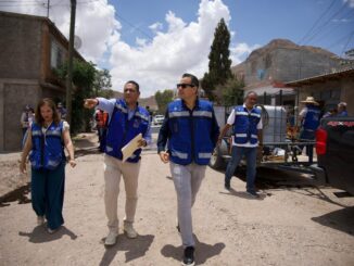 Supervisa Marco Bonilla pavimentación en calle 38½ en colonia UP