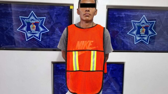 Lo detienen circulando con una arma de fuego en Portal del Valle