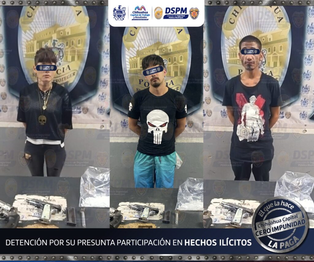 Detienen policías municipales a tres en hotel de la Vialidad CH-P