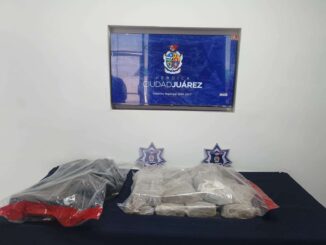 Aseguran maleta con 26 bolsas de marihuana en la División del Norte