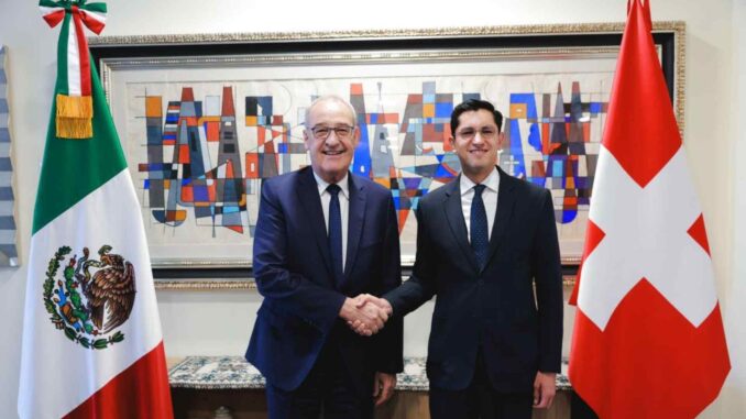 Presidente de Suiza inicia visita oficial a México para reunirse con Sheinbaum