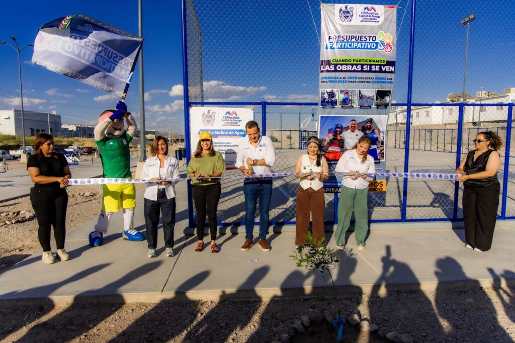 Entrega alcalde Marco Bonilla nuevo parque a vecinos de Molino de Agua