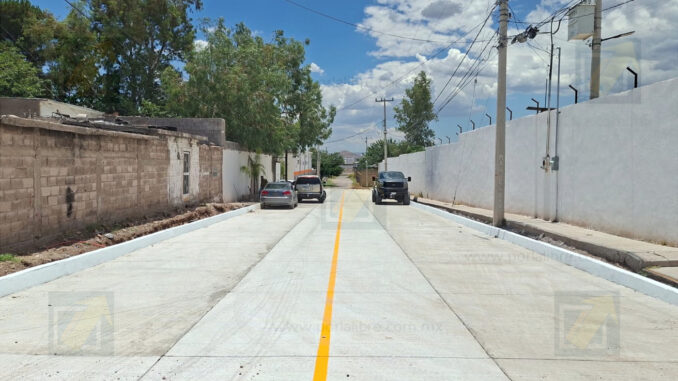 Concluye CUM pavimentación de la calle Manuel García en la colonia Deportistas