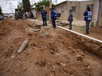 Avanza pavimentación de calle Río Grande; Marco Bonilla supervisa labores