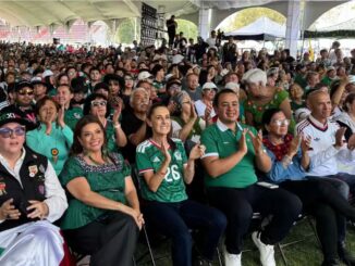Sheinbaum disfruta la inauguración del Mundial 2026 en la GAM