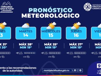 Se mantiene pronóstico de lluvias en la capital