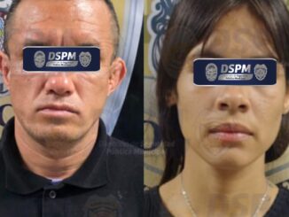 Con intervención del agente canino Frank, Grupo K-9 detuvo a pareja con arma de fuego y 36 envoltorios de cristal
