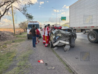 Carambola en la carretera Chihuahua–Aldama deja al menos cuatro personas lesionadas
