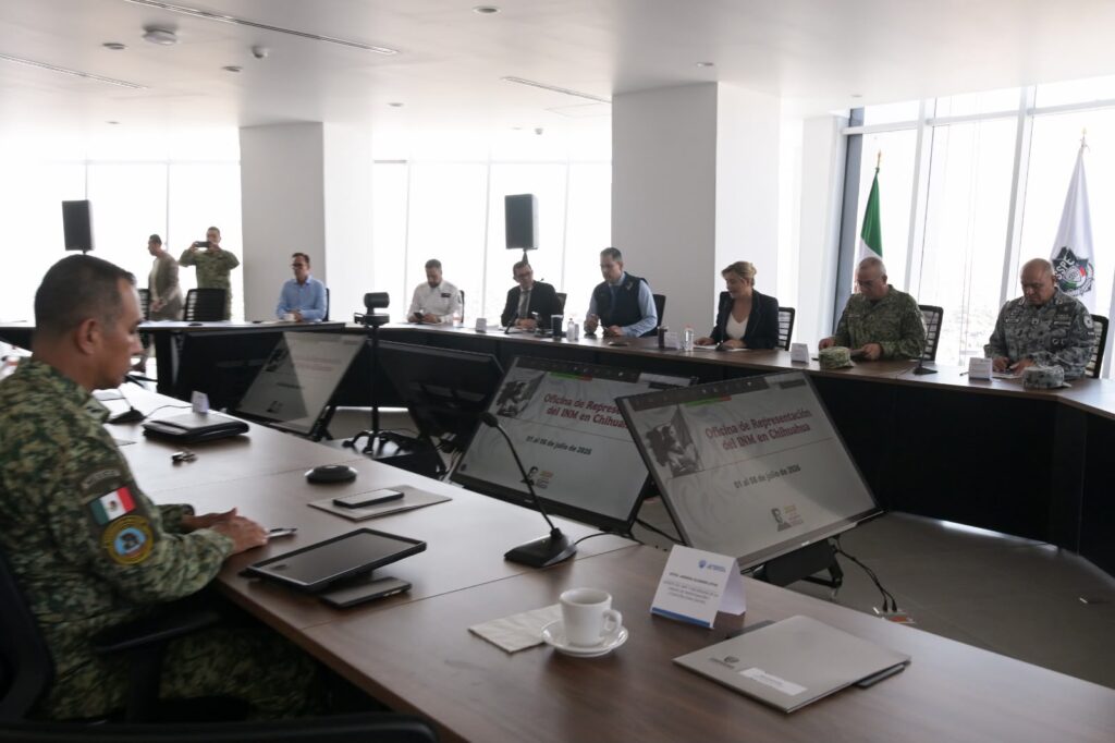 Maru Campos encabeza primera Mesa de Seguridad en la Torre Centinela