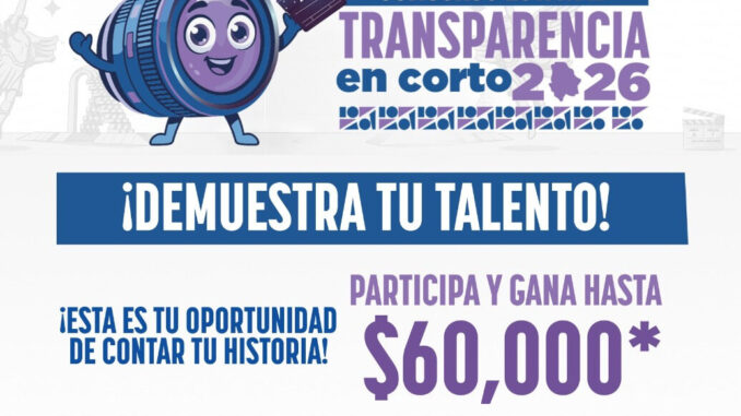 Invita SFP a jóvenes a participar en el concurso “Transparencia en Corto 2026”