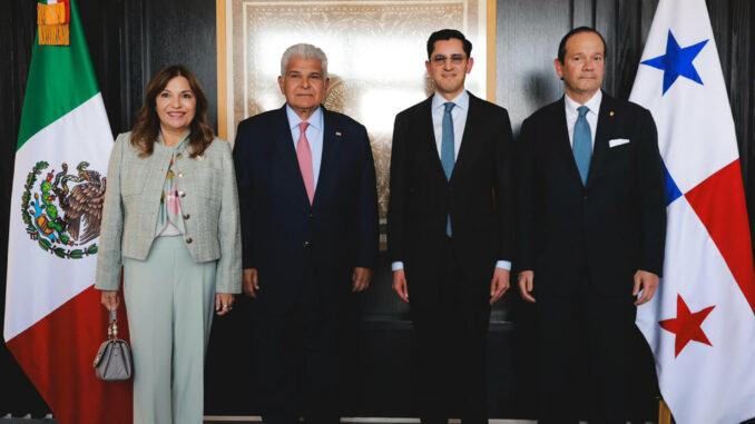 México recibe al presidente de Panamá con miras a fortalecer el “intercambio comercial”