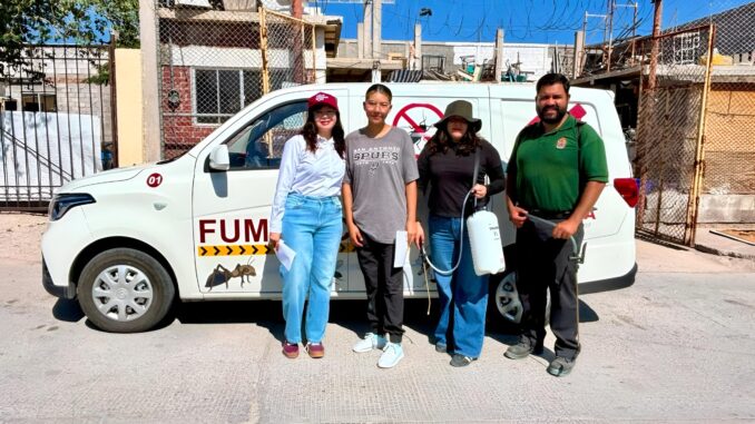 Diputada Jael Argüelles y Ecología unen esfuerzos para prevenir las garrapatas en la colonia Fronteriza Alta