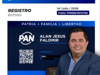 Confirma Alan Falomir su registro como aspirante del PAN a la Alcaldía de Chihuahua