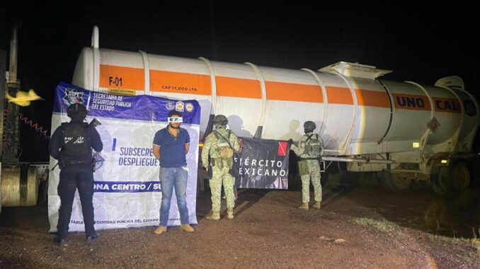 Aseguran más de 32 mil litros de gasolina robada en la capital