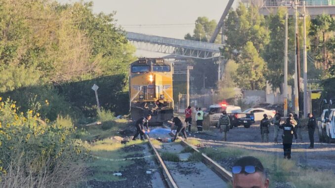 Hombre pierde la vida tras ser arrollado por el tren en la colonia Nombre de Dios
