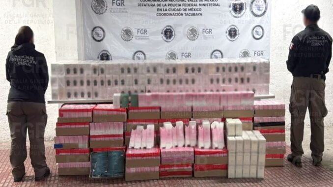 FGR asegura casi 2 mil 500 perfumes presuntamente falsos en la CDMX